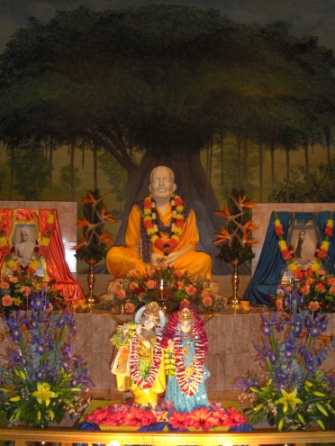 Radhakrishna at Temple altar of Ramakrishna Centre of South Africa, Durban
