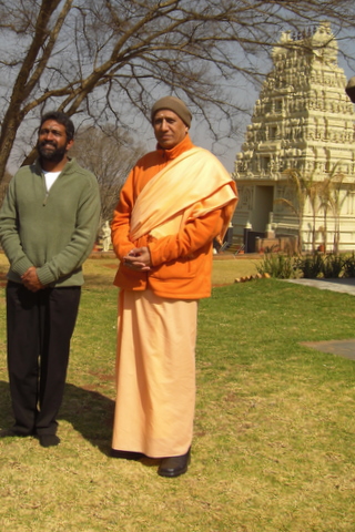 Dr Kollappan with Vimokshananda