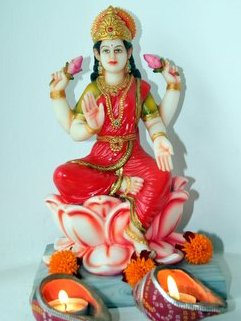 The Ever Gracious Goddess Lakshmi - courtesy Veena Daya