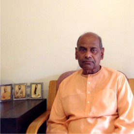 Revered Swami Sarvatmanandaji Maharaj, Head, Ramakrishna Vedanta Society, Amstelveen, Netherlands on a 9-day visit to SA